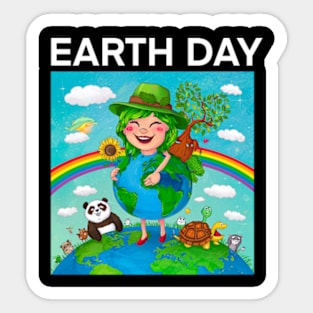 Earth Day Sticker